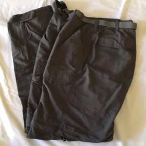 convertible zip off shorts pants